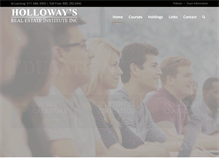 Tablet Screenshot of hollowaysinstitute.biz